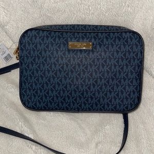 Michael KORS Blue Jet Set Crossbody